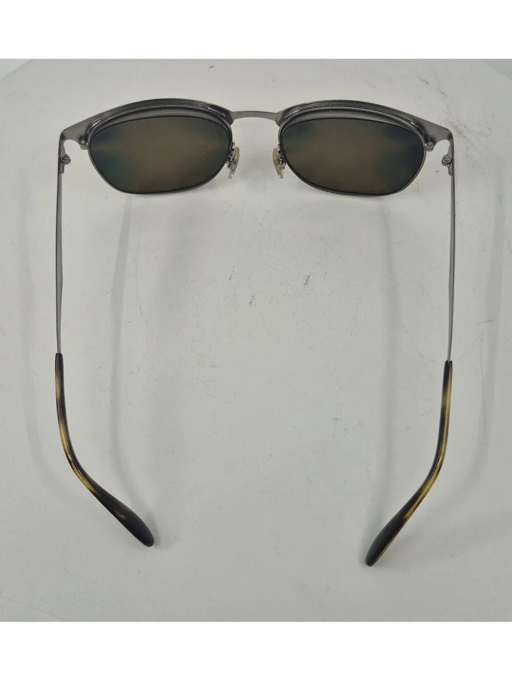 RAY BAN RB3545 9006/A8 Brown Silver Women's Aviator Mirror Sunglasses 53-19-145